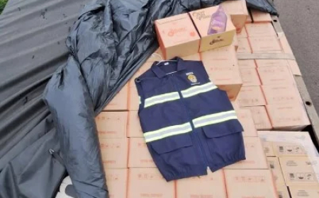 Carga: Fiscalização apreende mais de 38 mil unidades de chope de vinho avaliadas em R$ 219,7 mil