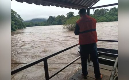 Observação: Nível do Rio Aquidauana recua, mas segue acima da cota de emergência no domingo