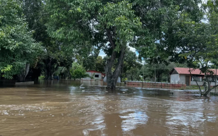 MS: Rio Taquari volta a subir e mantém alerta de cheia em Coxim