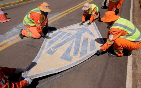 Com foco na segurança e na mobilidade urbana, Governo de MS investe na sinalização viária de Bonito