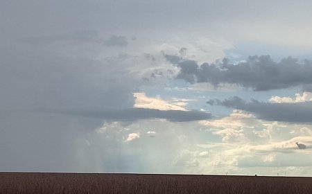 Tempo e temperatura: Segunda começa com chuva fraca e pode terminar com temporais isolados em MS