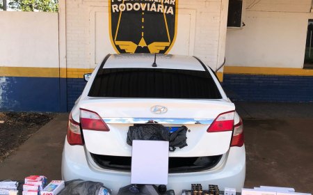 BPMRv apreende medicamentos e cigarros contrabandeados na MS-164