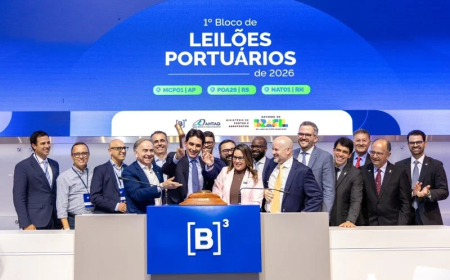 Terminais: Ministério realiza leilões de três portos em investimentos de R$ 226 milhões