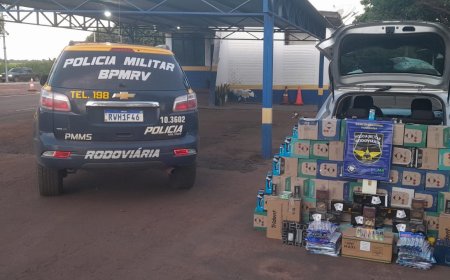 BPMRv apreende mercadorias de origem estrangeira na MS-240