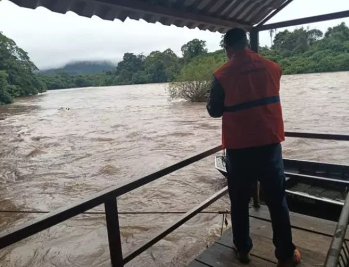 Observação: Nível do Rio Aquidauana recua, mas segue acima da cota de emergência no domingo