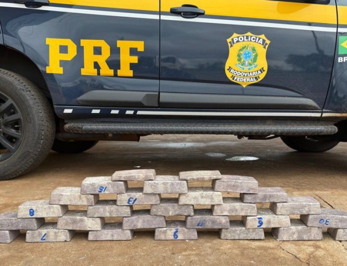 PRF apreende 160 Kg de prata em Mato Grosso do Sul