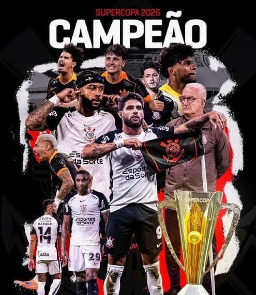 Futebol: Corinthians vence Flamengo e é bicampeão da Supercopa Rei