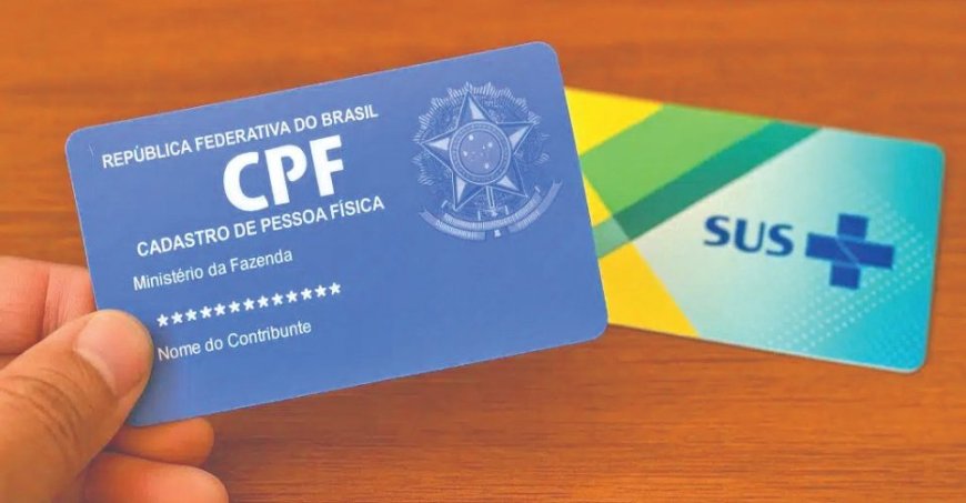 Alteração: Número do cartão do SUS agora é o mesmo do CPF; mudança começou a valer na última sexta-feira