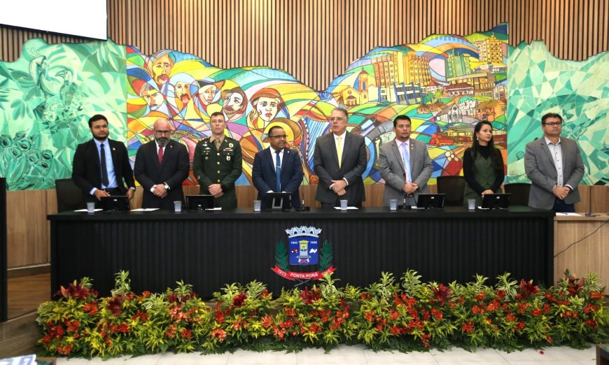 Câmara de Ponta Porã realiza primeira sessão ordinária de 2026