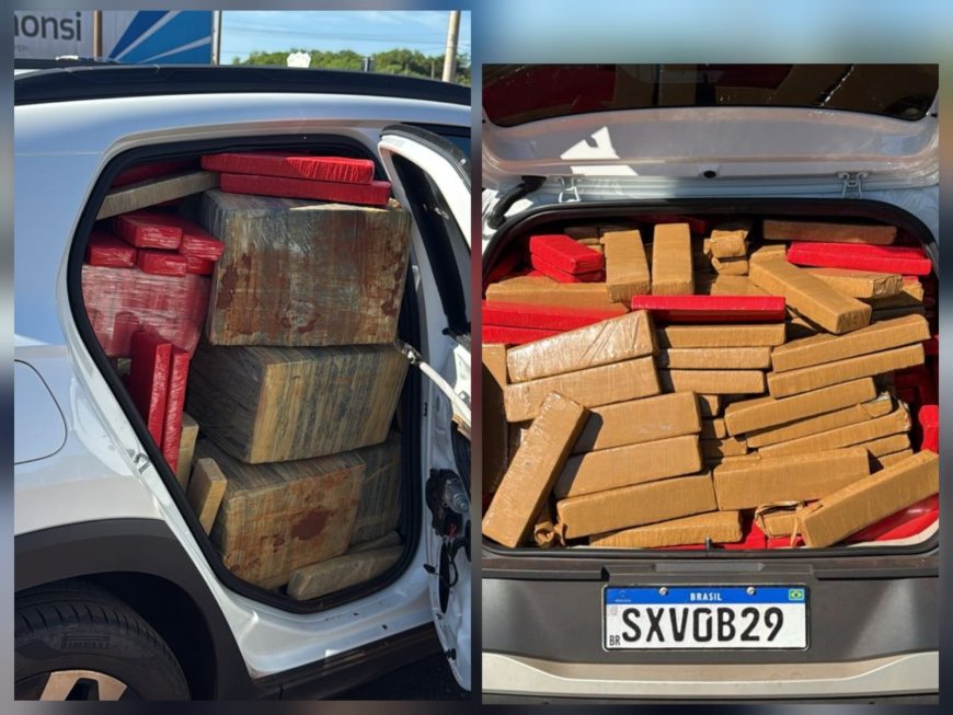 PRF apreende cerca de 1 tonelada de maconha no anel viário de Dourados