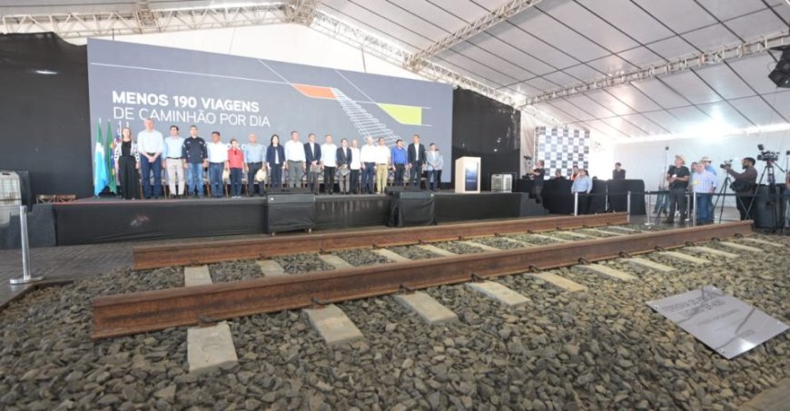 Trilhos: Ferrovia da Arauco marca retomada da ligação de MS à malha nacional, diz Renan Filho