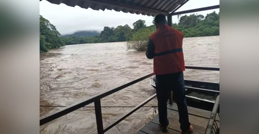 Observação: Nível do Rio Aquidauana recua, mas segue acima da cota de emergência no domingo