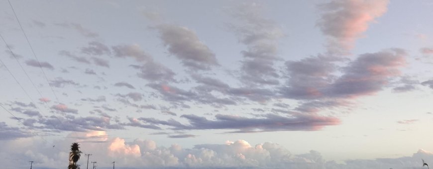 Tempo e temperatura: Terça-feira terá calor de até 36ºC e pancadas de chuva em várias regiões de MS