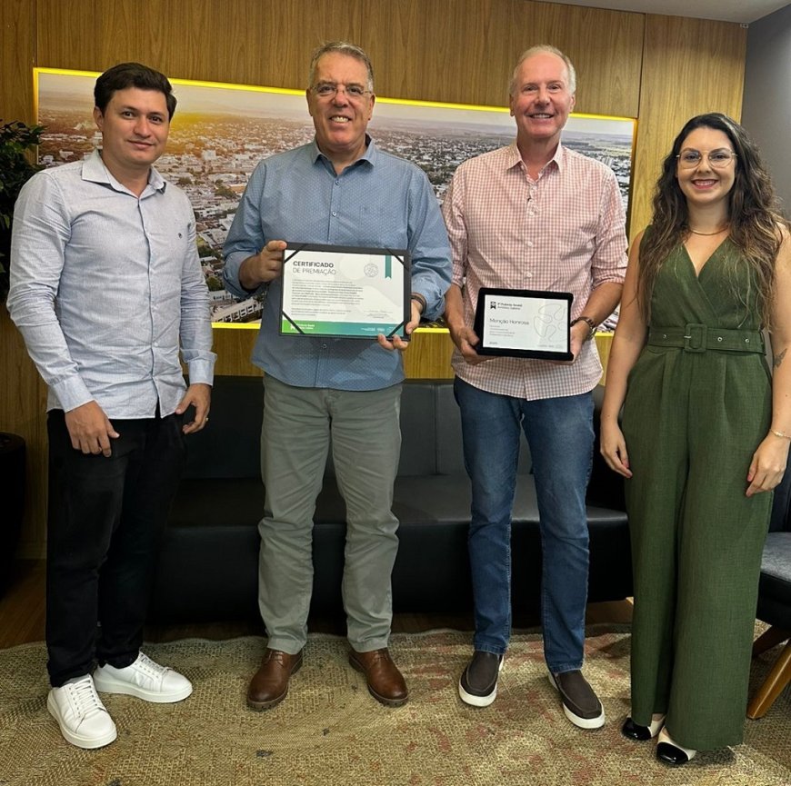 Ponta Porã recebe prêmio nacional pelo projeto “Infraestrutura Verde e Mobilidade Sustentável da Linha Internacional”