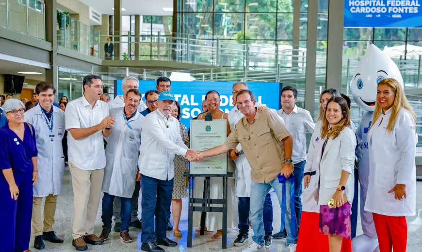 População: Lula inaugura pronto-socorro do Hospital Federal Cardoso Fontes no Rio