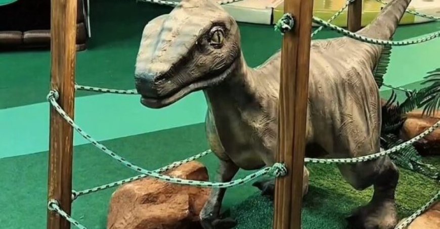 Lazer: Parque com dinossauros gigantes começa a funcionar em Shopping da Capital