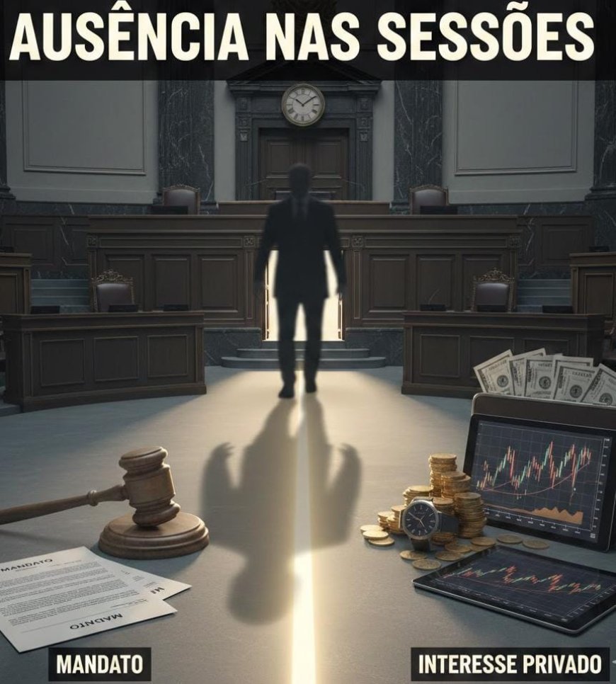 Fronteiras do dever: A ausência de Márcio Araguaia e o limite entre o mandato e o interesse privado