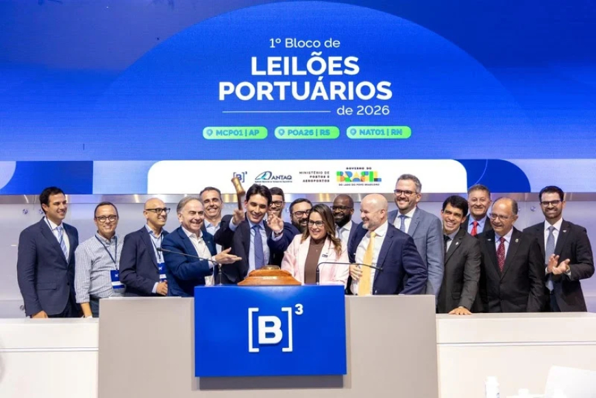 Terminais: Ministério realiza leilões de três portos em investimentos de R$ 226 milhões