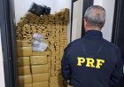 PRF em ação: Perseguição na MS-379 termina com apreensão de mais de 1,2 tonelada de maconha e veículo furtado