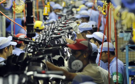 Produção de motos cresce 1,7% e tem melhor 1º bimestre em 15 anos