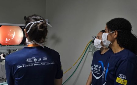 Março Azul: HRMS realiza mutirão de exames para prevenção do câncer de intestino