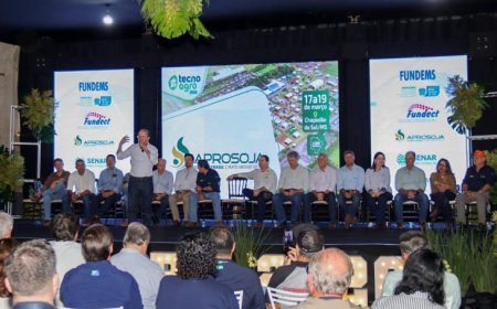Governo de MS impulsiona o agro com inovação e investimentos na abertura da 28ª TecnoAgro em Chapadão do Sul