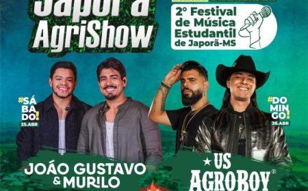Evento: JAPORÃ vai sortear R$ 64 mil em dinheiro na festa dos 34 anos da cidade
