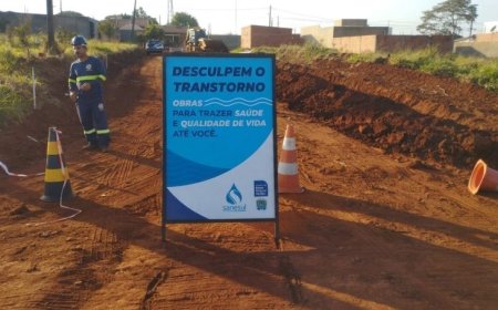 Pacote de investimentos da Sanesul leva obras de água e esgoto à região Sul-Fronteira