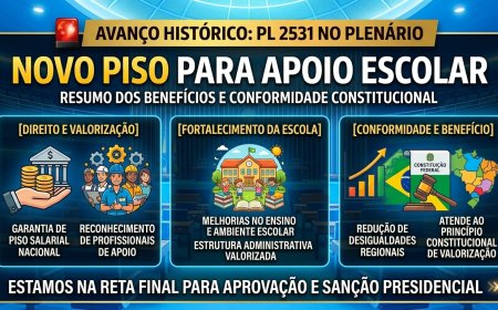 Justiça histórica: PL 2531 avança no Senado e promete piso salarial para apoio Escolar
