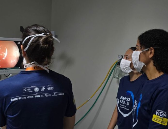 Março Azul: HRMS realiza mutirão de exames para prevenção do câncer de intestino