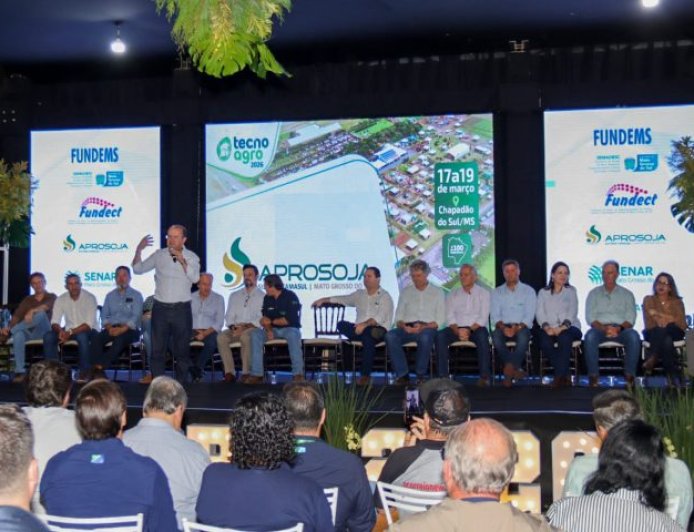 Governo de MS impulsiona o agro com inovação e investimentos na abertura da 28ª TecnoAgro em Chapadão do Sul