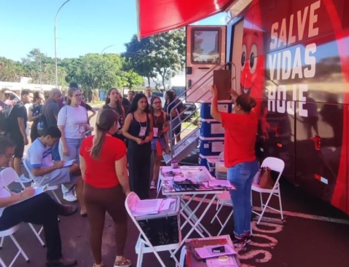 Rota do Ônibus do Hemosul amplia doações percorrendo municípios do interior de MS