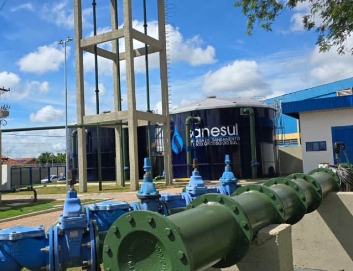 Redução de perdas garante economia de bilhões de litros de água e amplia segurança hídrica em MS