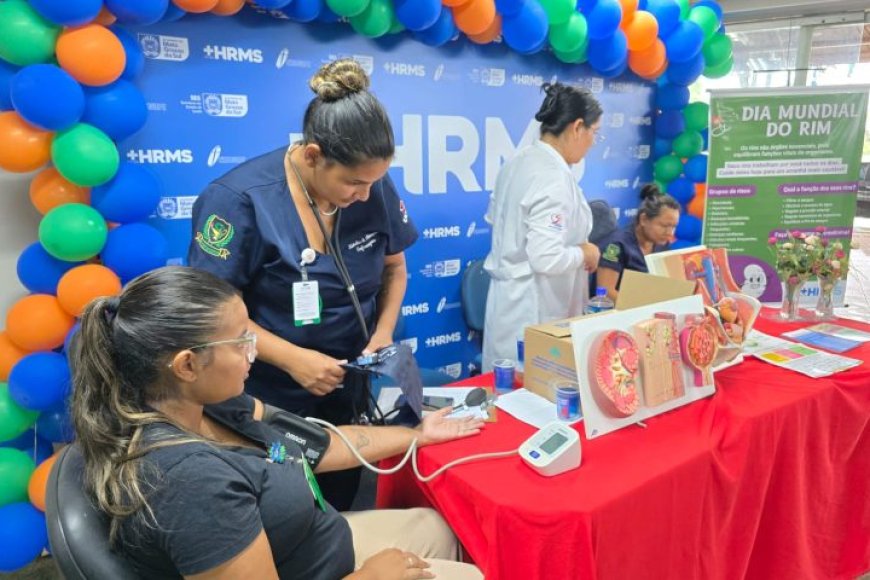 No Dia Mundial do Rim, HRMS promoveu ação de conscientização e alerta para cuidados com a saúde renal
