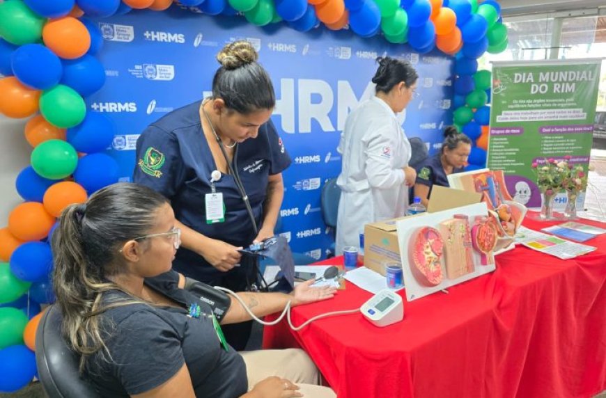 No Dia Mundial do Rim, HRMS promoveu ação de conscientização e alerta para cuidados com a saúde renal