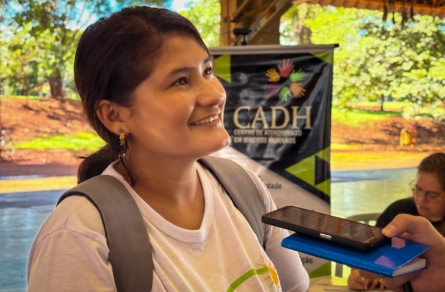 Secretaria de Assistência Social e Direitos Humanos de MS leva orientação a migrantes em mutirão da Justiça Federal