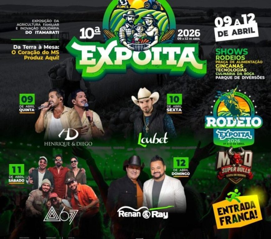 EXPOITA 2026 transforma Nova Itamarati  em vitrine da agricultura familiar