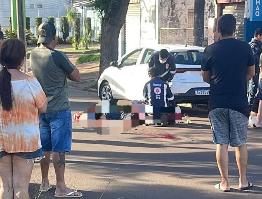 URGENTE: Tragédia, mãe e filho morrem em acidente entre moto e caminhão em Ponta Porã