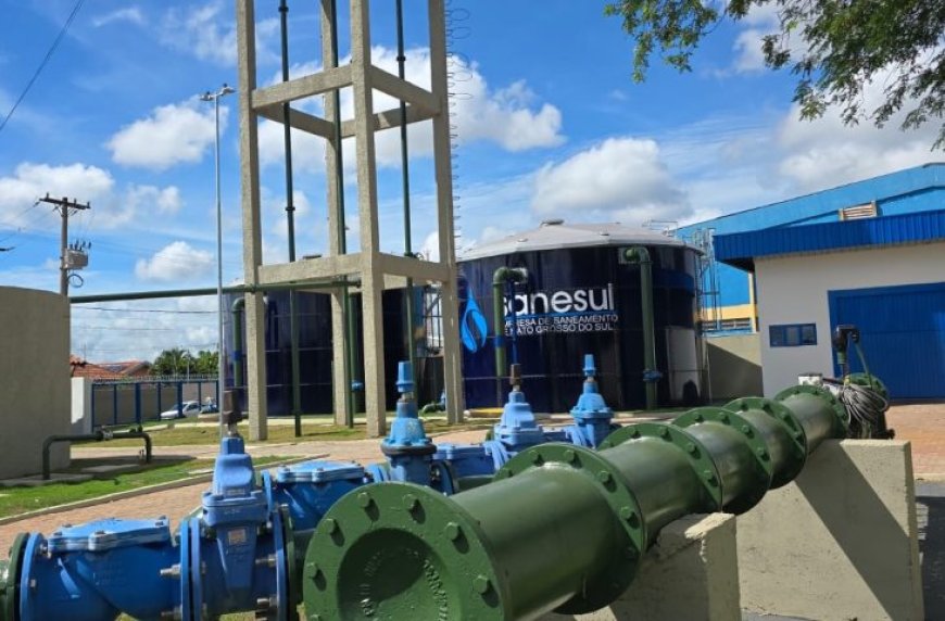 Redução de perdas garante economia de bilhões de litros de água e amplia segurança hídrica em MS