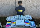 Ação: PRF apreende carga de celulares contrabandeados em Dourados e prende dois suspeitos