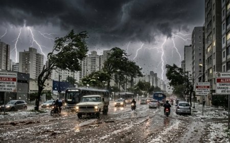 Rota, chuva avança pelo interior de MS e coloca Estado sob alerta para temporais