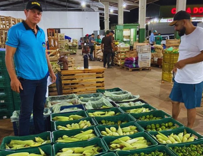 Rota: Produtor percorre mais de 320 km toda semana para vender hortaliças do Itamarati em Campo Grande