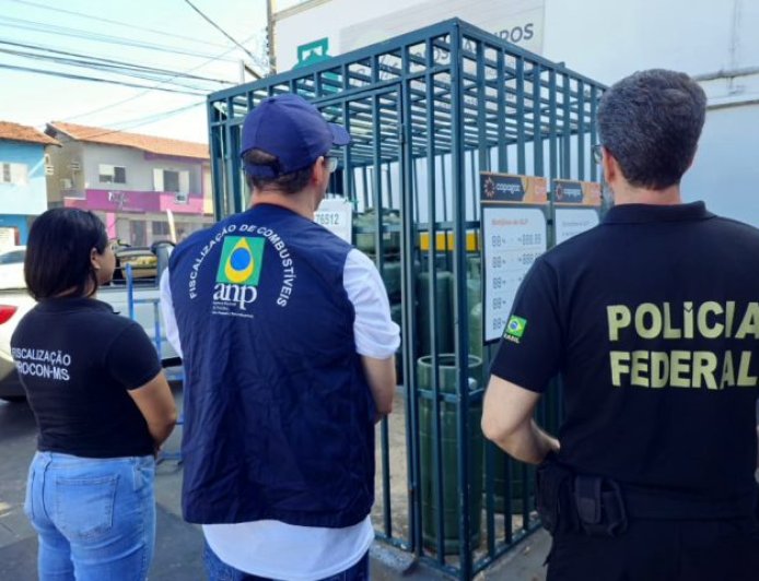 Procon de MS, ANP e PF fiscalizam revenda de gás de botijão em Campo Grande