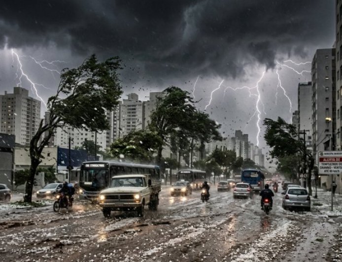 Rota, chuva avança pelo interior de MS e coloca Estado sob alerta para temporais