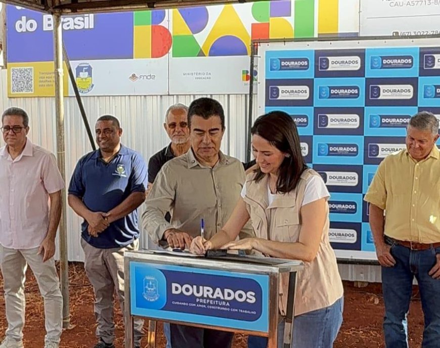 Vice-prefeita Gianni Nogueira acompanha retomada das obras do Ceim Campina Verde e destaca compromisso com a Educação