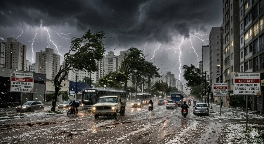 Rota, chuva avança pelo interior de MS e coloca Estado sob alerta para temporais