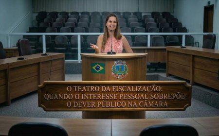 O teatro da fiscalização: Quando o interesse pessoal sobrepõe o dever público na Câmara
