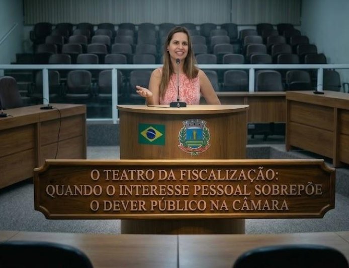 O teatro da fiscalização: Quando o interesse pessoal sobrepõe o dever público na Câmara