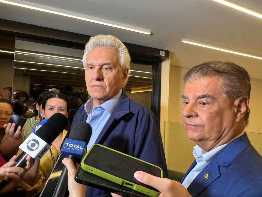 Pessoa preparada para representar o povo”, diz Ronaldo Caiado sobre Nelsinho Trad