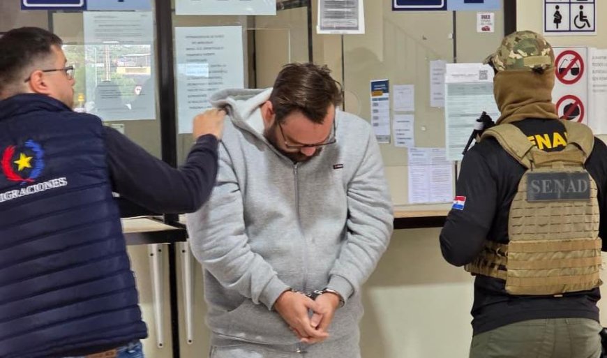 Urgente: Brasileiro preso pela SENAD é expulso do Paraguai e entregue à Polícia Federal